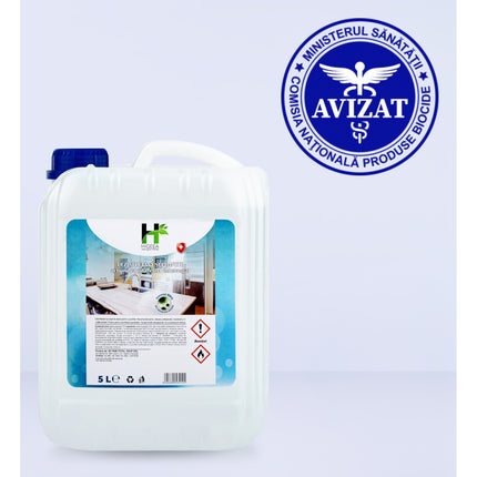 Dezinfectant pentru suprafețe, Higeea, avizat ca biocid