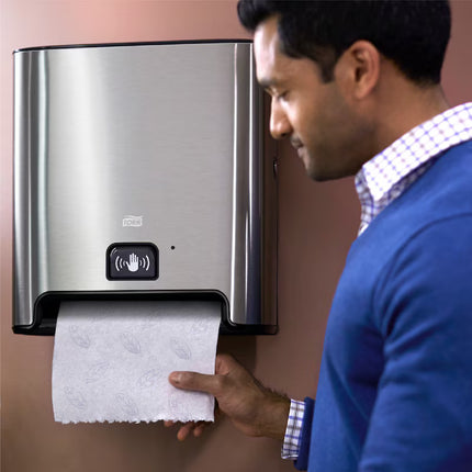 mod de uitlizare dispenser cu senzor din inox