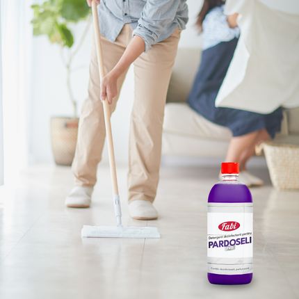 Detergent dezinfectant Fabi Pro mov 1 L pentru pardoseli, avizat biocid