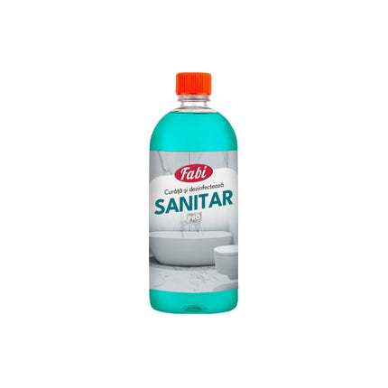 Detergent sanitar dezinfectant Fabi Pro 1L pentru toalete si obiecte sanitare, fara clor.