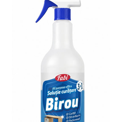 FABI All Purpose Office  SOLUTIE CURATARE MULTISUPRAFETE BIROU 750ML CU PULVERIZATOR