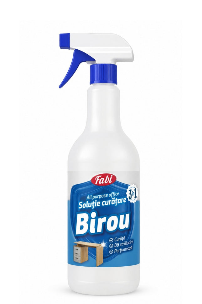 FABI All Purpose Office  SOLUTIE CURATARE MULTISUPRAFETE BIROU 750ML CU PULVERIZATOR