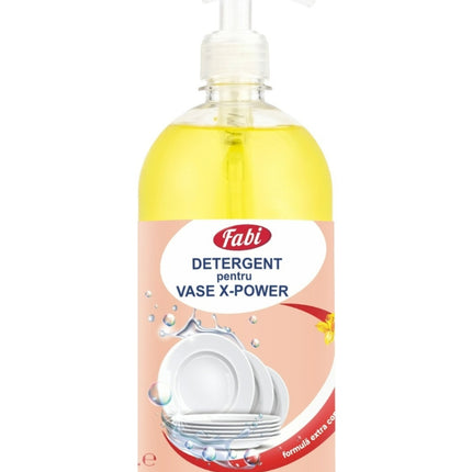 FABI DETERGENT VASE X-POWER FLACON 1L CU POMPITA