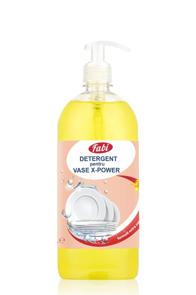 FABI DETERGENT VASE X-POWER FLACON 1L CU POMPITA