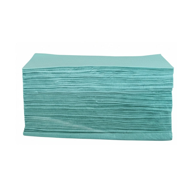 Prosoape hârtie, pliate V-Fold, Moxico, 23 x 25 cm, 1 strat, reciclate, verzi, 250 buc/pachet, 20 pachete/bax