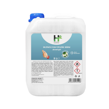 Gel dezinfectant pentru mâini, Higeea, gama PRO