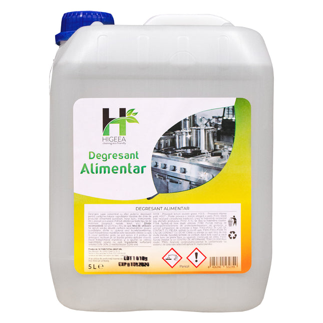 Degresant alimentar profesional, Higeea, 5L, super concentrat
