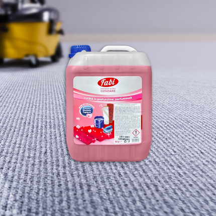 Detergent profesional pentru covor și mochetă, Fabi, 5L, utilizare manuală