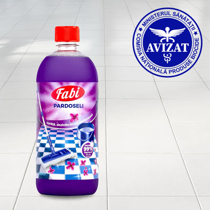 Detergent profesional pentru pardoseli, Fabi dezinfectant, biocid
