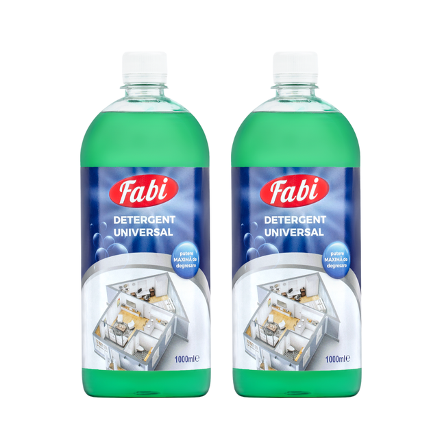 Detergent universal, Fabi, curata toate suprafetele, 2X1L