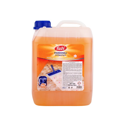 Detergent profesional pentru pardoseli, Fabi dezinfectant, portocaliu, 5L