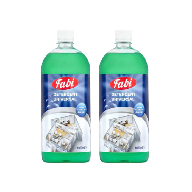 Detergent universal, Fabi, curata toate suprafetele, 2X1L