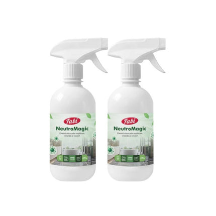 NeutroMagic, Fabi, soluție pentru neutralizarea mirosurilor, cu pulverizator, 2X500ml