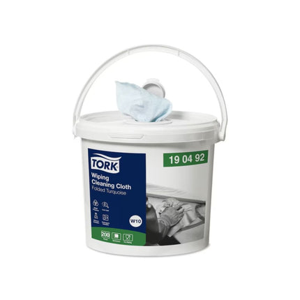 Găletușa cu lavete pentru curățare Tork Low-Lint Handy Bucket, 200 buc/găleată  - 190492