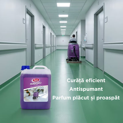 Fabi Pro - Detergent dezinfectant antispumant pentru pardoseli, mov, 5L