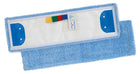 Rezervă mop profesională din microfibră Filmop SPEEDY MICRO-ACTIVA albastră 40x13 cm pentru curățarea pardoselilor netede