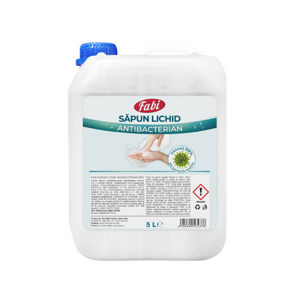 Săpun lichid antibacterian, Fabi, gama PRO