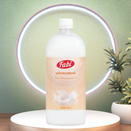 Săpun lichid cremă, Fabi, curățare delicată