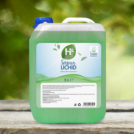 Săpun lichid, Higeea, etichetă ecologică, compatibil cu dispenserele de săpun lichid