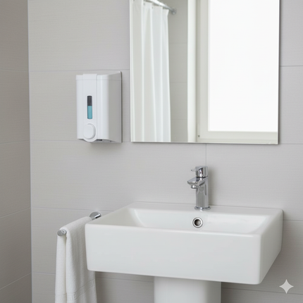 Dispenser săpun lichid, Vialli, 1000 ml, alb - S4